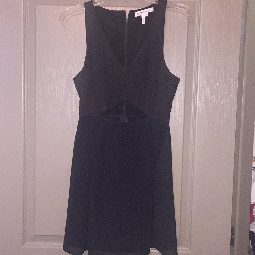 BCBGeneration Cut Out Little Black Dress